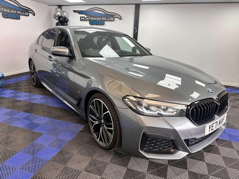 Blue Used 2021 BMW 520 M Sport Sedan | £25,499 (Fair price) - Image 1/4