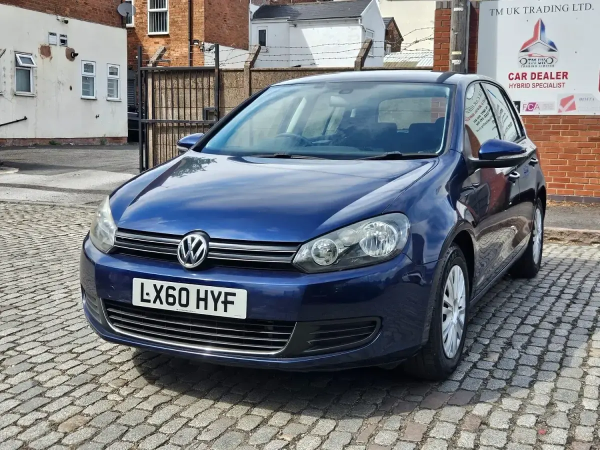 Used VW Golf VI 105 HP (77 kW) 2011 Blue Hatchback