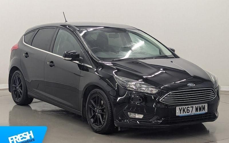 Black Used 2017 Ford Focus Zetec Hatchback | £9,390 (Fair price) - Image 1/4