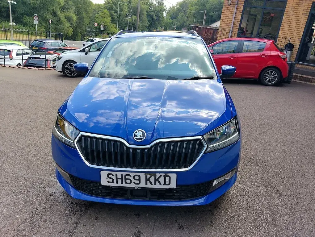 Used Skoda Fabia SE 95 HP (69 kW) 2020 Blue Hatchback