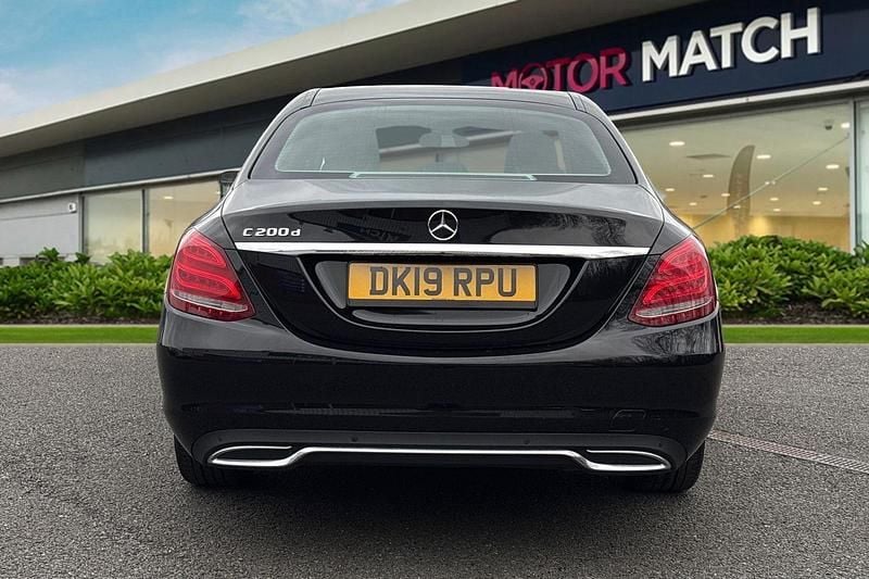 Used Mercedes C200 2019 Black Sedan