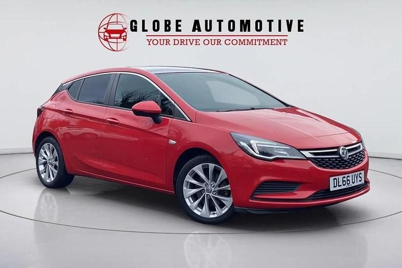 Used Vauxhall Astra Design Edition 136 HP (100 kW) 2016 Red Hatchback