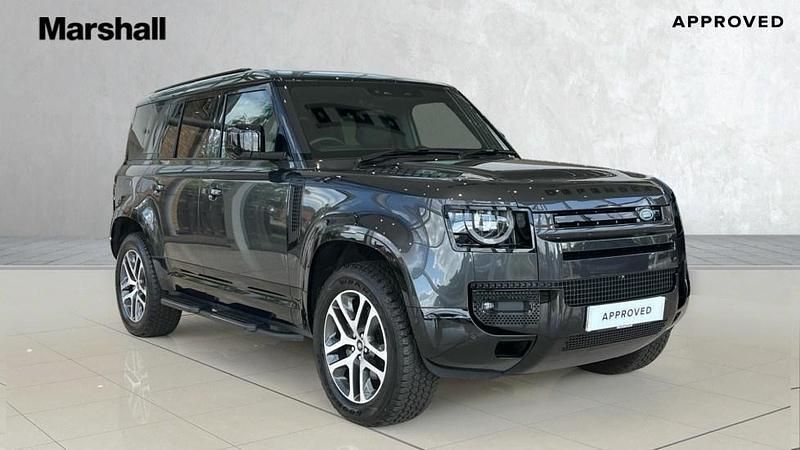 Grey Used 2024 Land Rover Defender HSE Dynamic SUV | £68,577 (Expensive) - Image 1/4