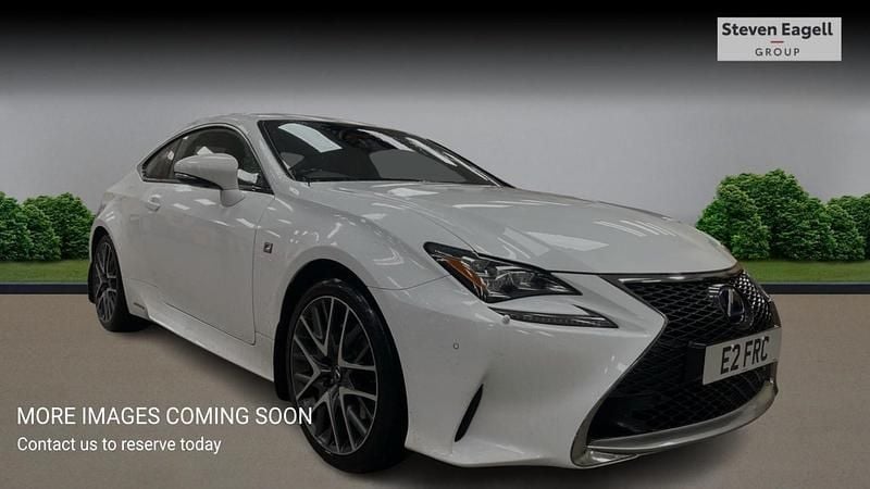 White Used 2017 Lexus RC300h Sport Line Coupe | £16,945 (Fair price) - Image 1/4