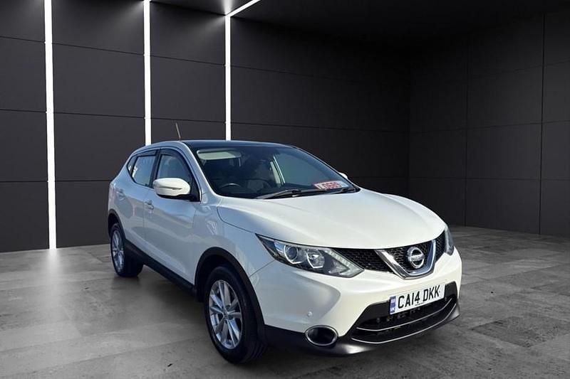White Used 2014 Nissan Qashqai Acenta Premium SUV | £5,695 (Expensive) - Image 1/1