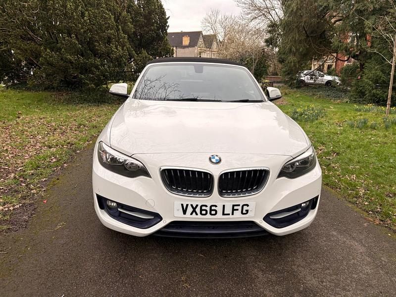 Used BMW 218 Sport Line 2017 White Cabriolet