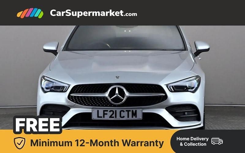 Used Mercedes CLA180 AMG Line Premium 136 HP (100 kW) 2021 Silver Sedan