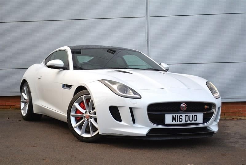 White Used 2015 Jaguar F-Type S Coupe | £24,795 (Fair price) - Image 1/4