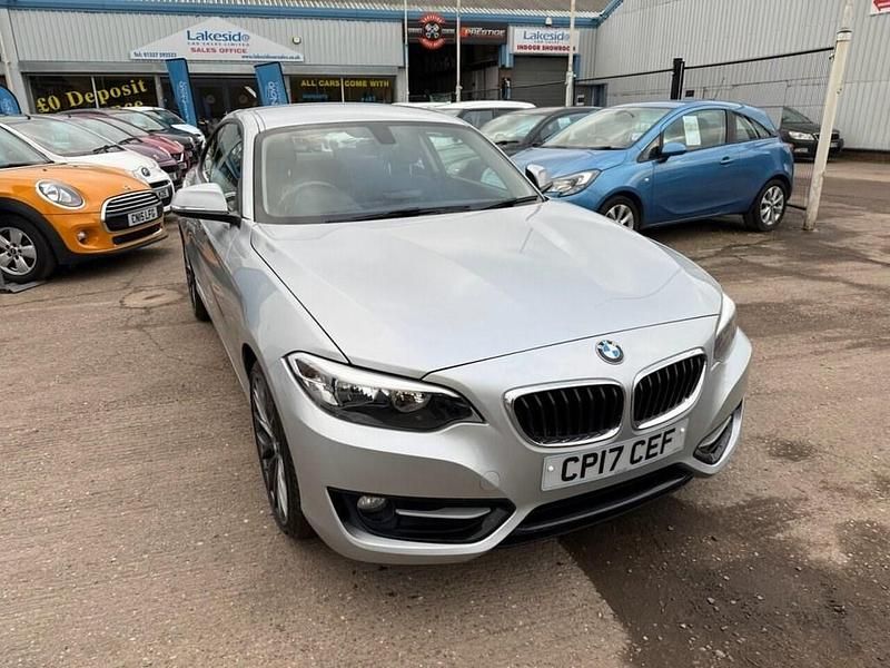 Used BMW 218 Sport Line 150 HP (110 kW) 2017 Silver Coupe