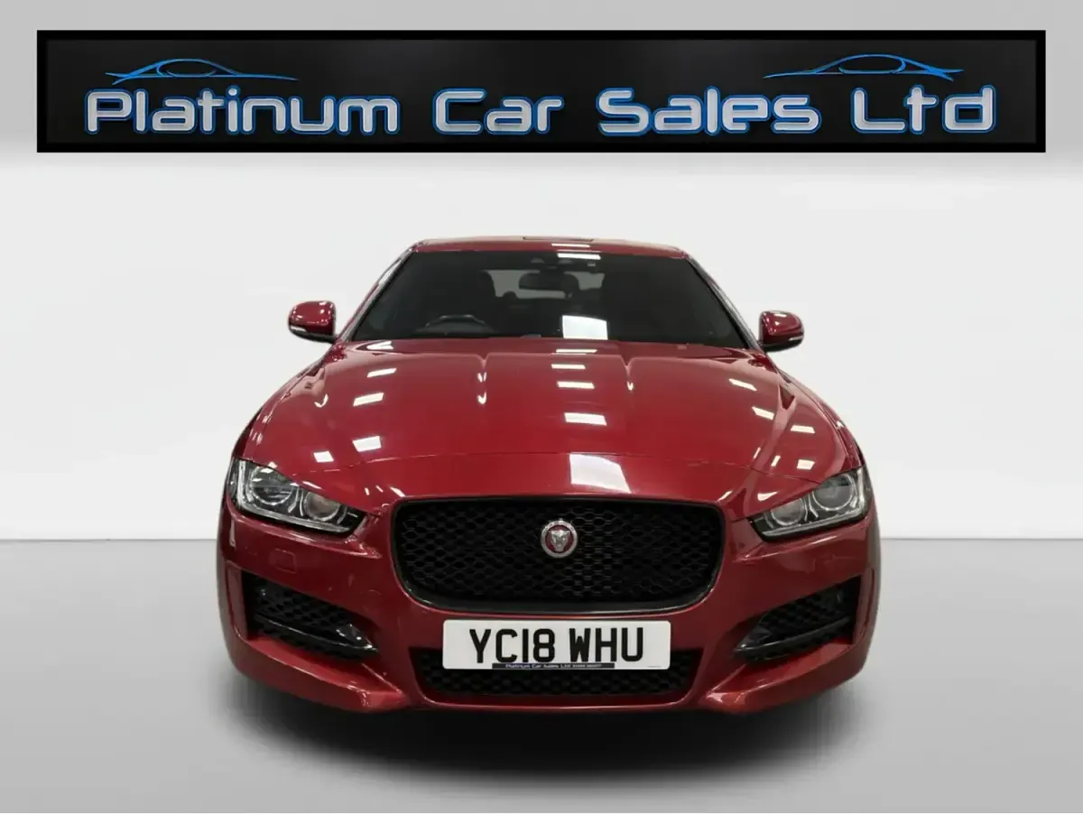 Used Jaguar XE R-Sport 180 HP (132 kW) 2018 Red Sedan