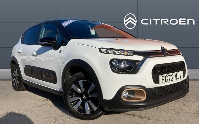 White Used 2022 Citroën C3 PureTech Hatchback | £11,059 (Fair price) - Image 1/4