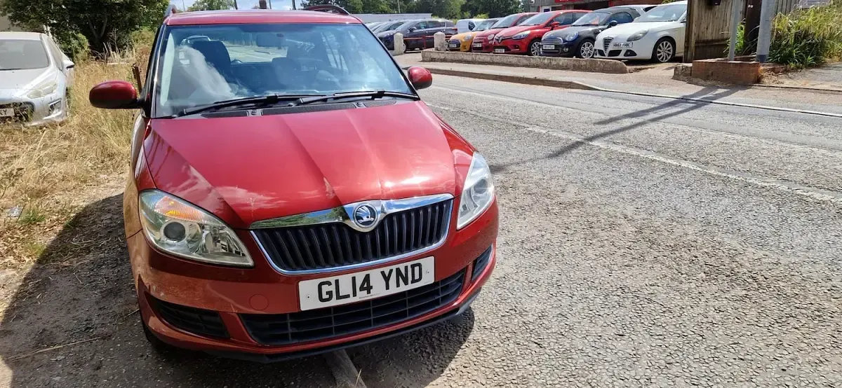 Used Skoda Fabia SE 2014 Red Estate