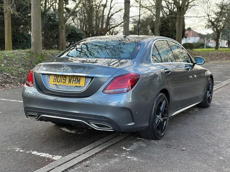 Used Mercedes C220 AMG line 2019 Grey Sedan