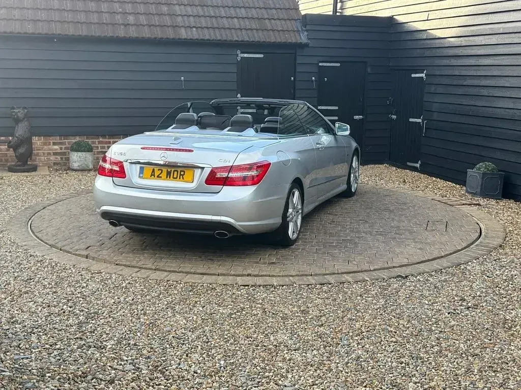 Used Mercedes E350 265 HP (194 kW) 2012 Silver Cabriolet