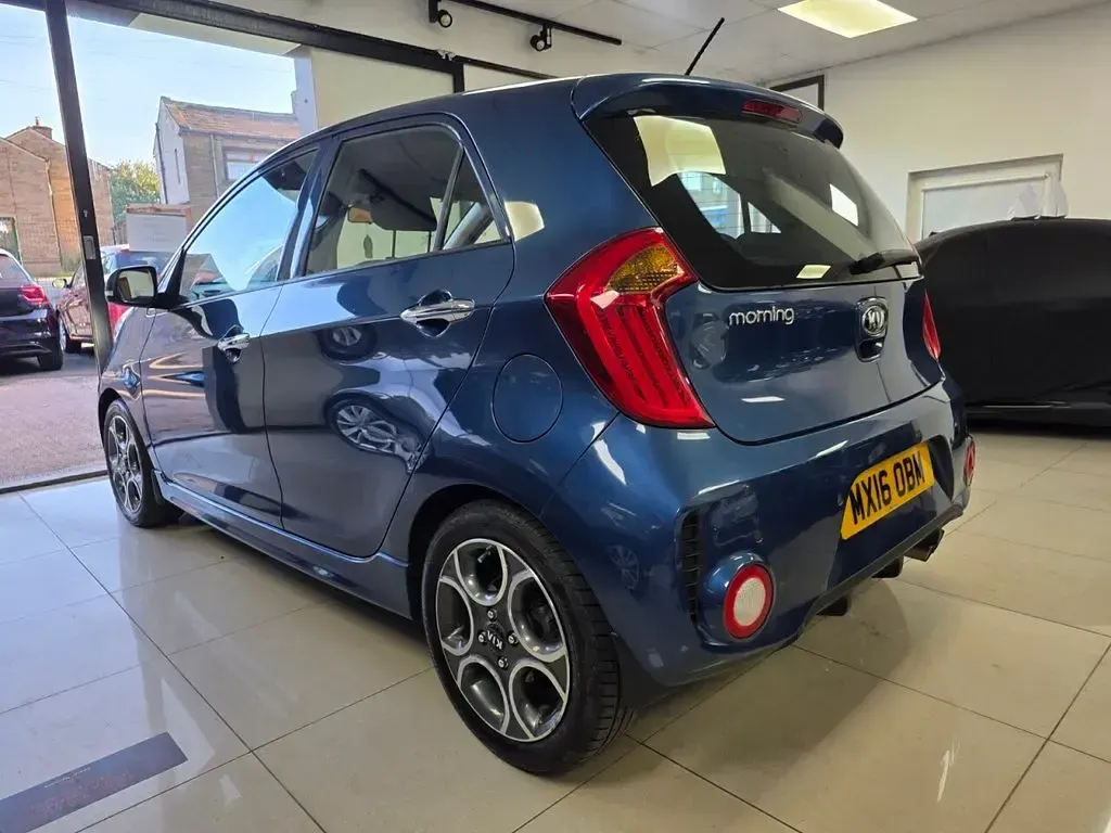 Used Kia Picanto 84 HP (61 kW) 2021 Blue Hatchback