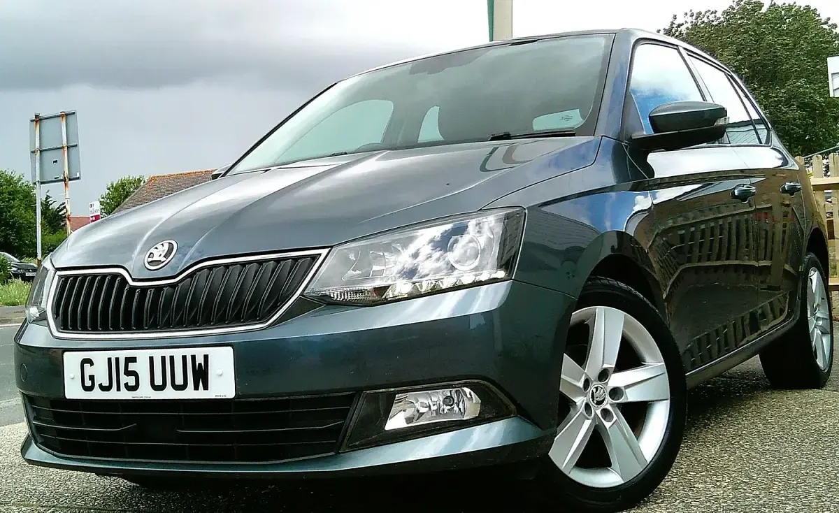 Used Skoda Fabia SE L 90 HP (66 kW) 2015 Grey Hatchback