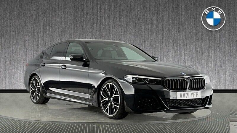 Black Used 2022 BMW 520 M Sport | £28,490 (Fair price) - Image 1/3