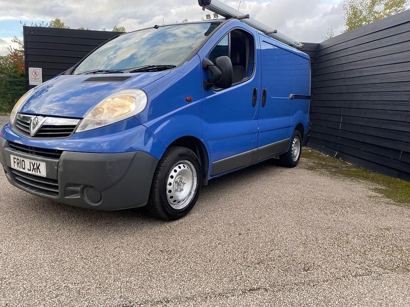 Blue Used 2010 Vauxhall Vivaro Van | £2,495 (Good price) - Image 1/4