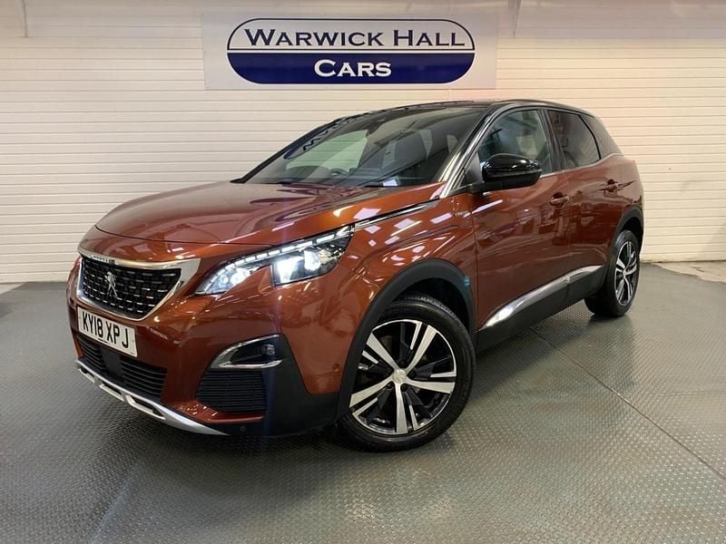 Bronze Used 2018 Peugeot 3008 GT-line Hatchback | £11,695 (Fair price) - Image 1/2