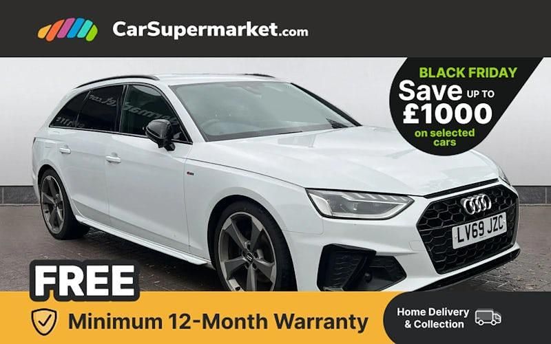 White Used 2019 Audi A4 Black Edition Estate | £21,197 (Expensive) - Image 1/3