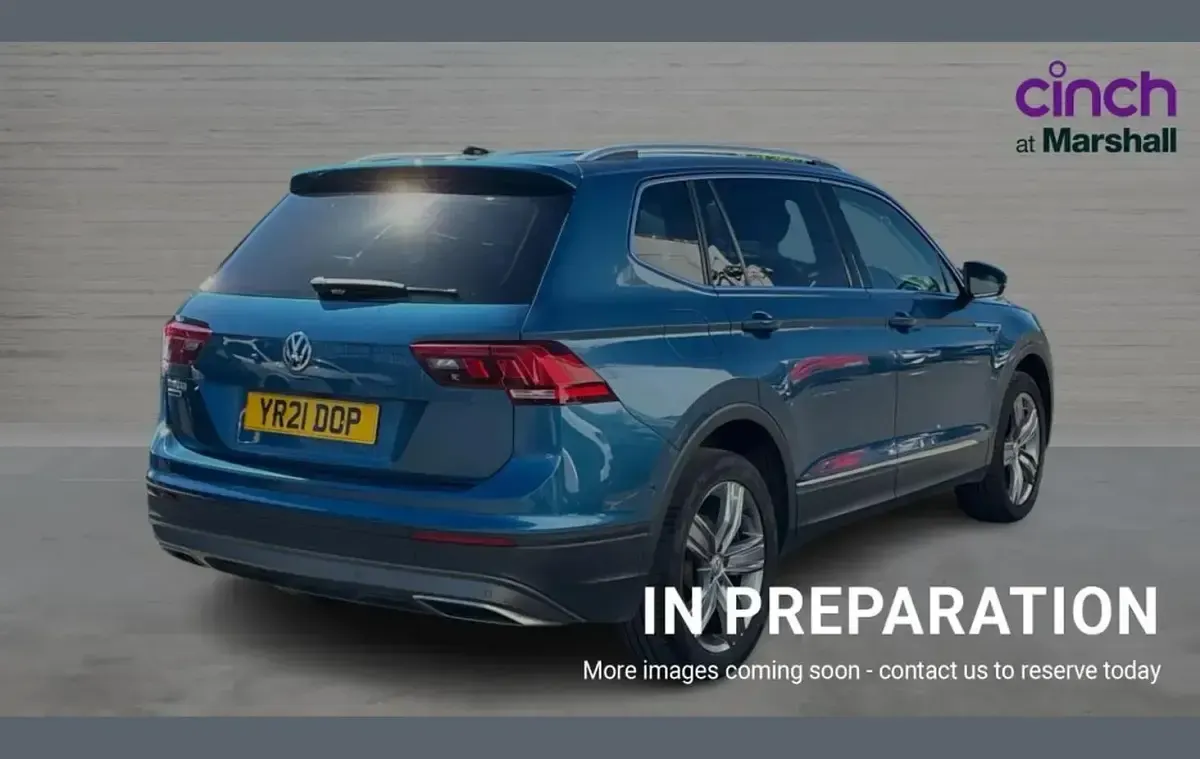 Used VW Tiguan Allspace Match 150 HP (110 kW) 2021 Blue SUV