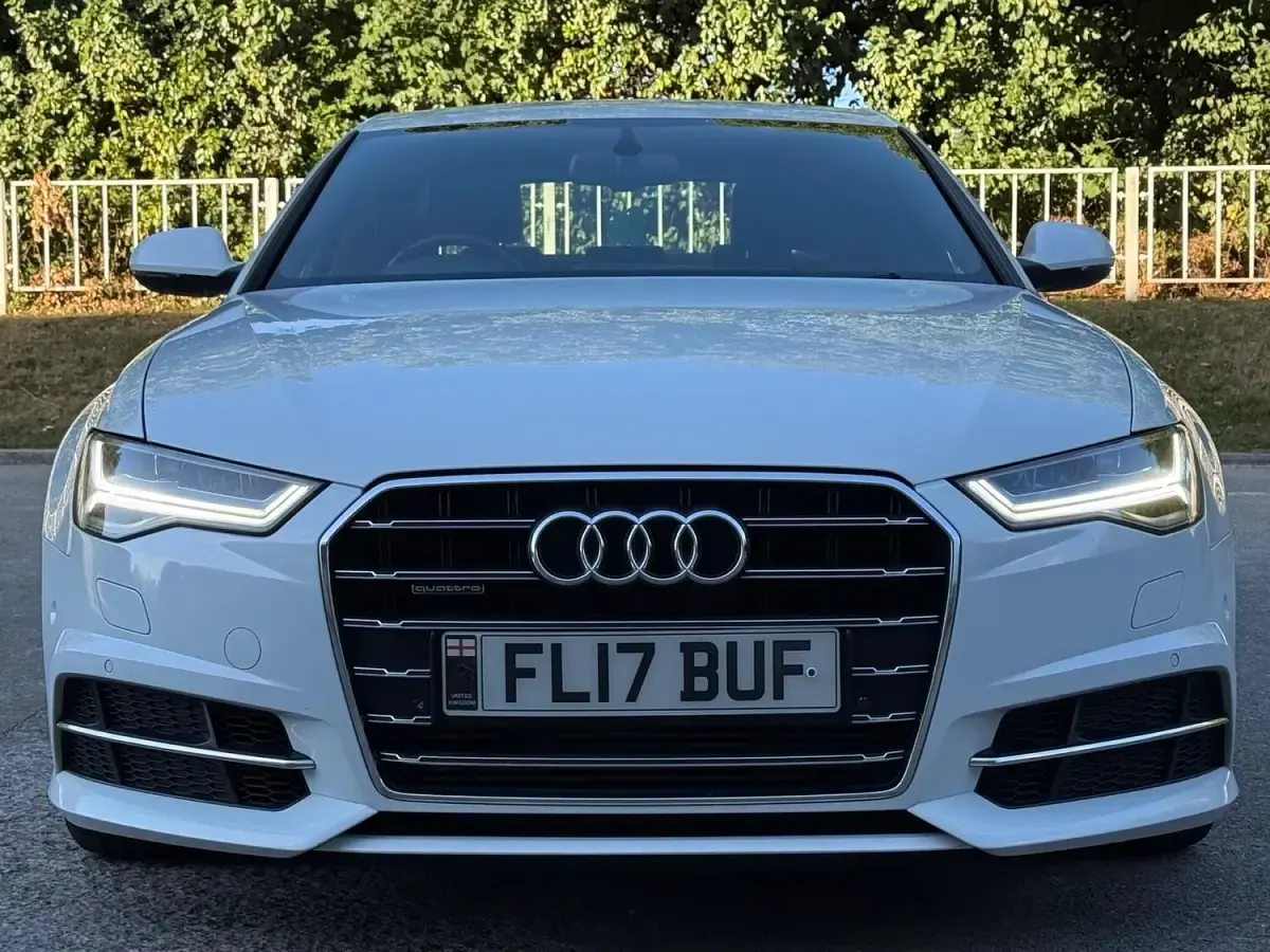 Used Audi A6 S-Line 272 HP (200 kW) 2017 White Sedan