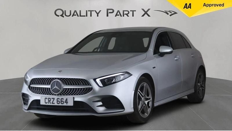 Used Mercedes A250 AMG line 2020 Silver Hatchback