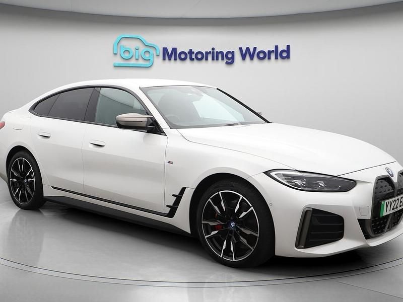 White Used 2022 BMW i4 M Sport Sedan | £32,000 (Super price) - Image 1/4