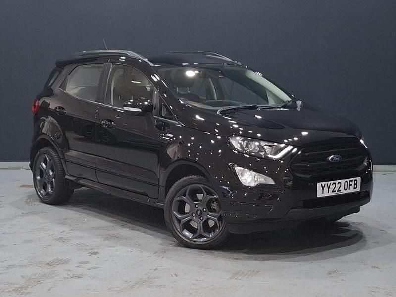 Black Used 2022 Ford Ecosport ST-Line SUV | £12,998 (Fair price) - Image 1/4