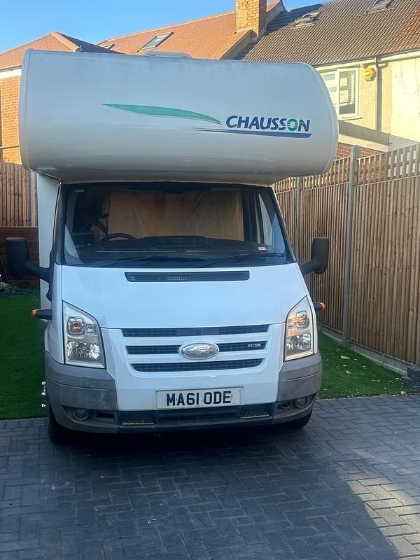 Used Ford Transit 140 HP (102 kW) 2011 White Cabriolet