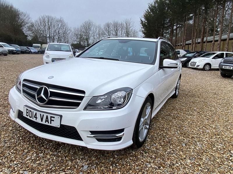 White Used 2014 Mercedes C250 Sport Edition Estate | £10,495 (Fair price) - Image 1/4