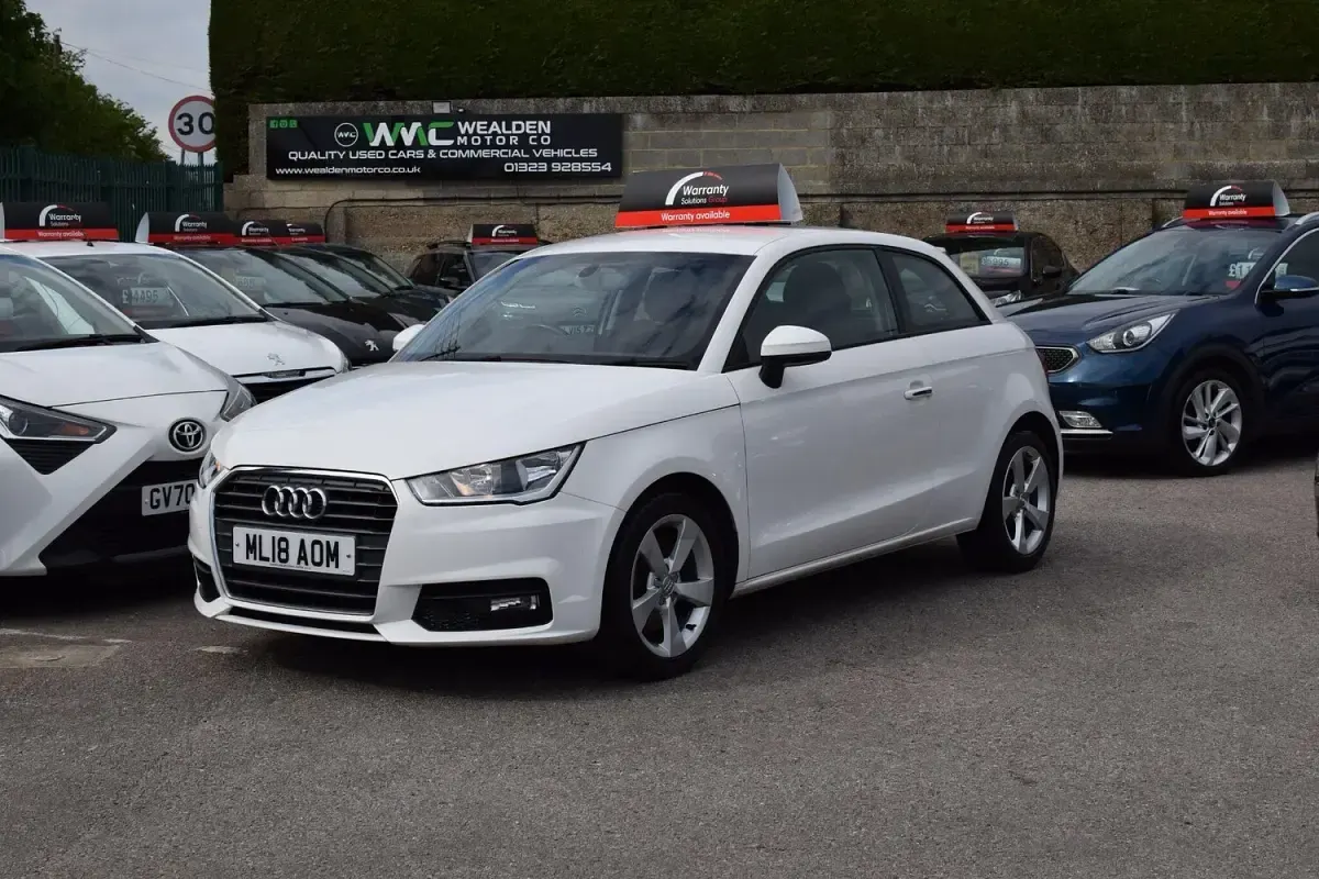 Used Audi A1 Sport 125 HP (91 kW) 2018 White Hatchback