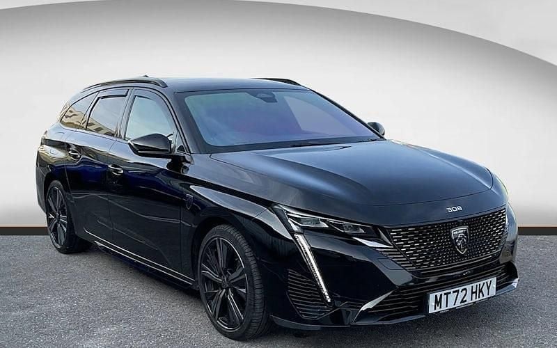 Black Used 2022 Peugeot 308 Premium Estate | £19,990 (Fair price) - Image 1/4