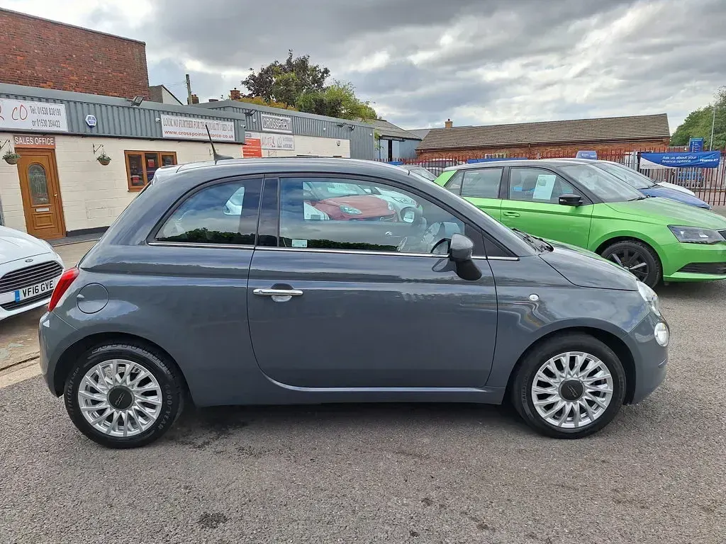 Used Fiat 500 Lounge 69 HP (50 kW) 2019 Grey Hatchback
