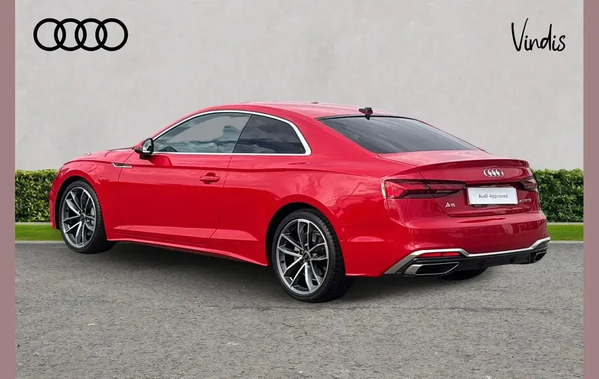 Used Audi A5 S-Line 200 HP (147 kW) 2024 Red Coupe