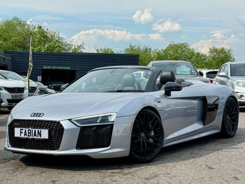 Silver Used 2017 Audi R8 Spyder Advanced Cabriolet | £69,999 - Image 1/4