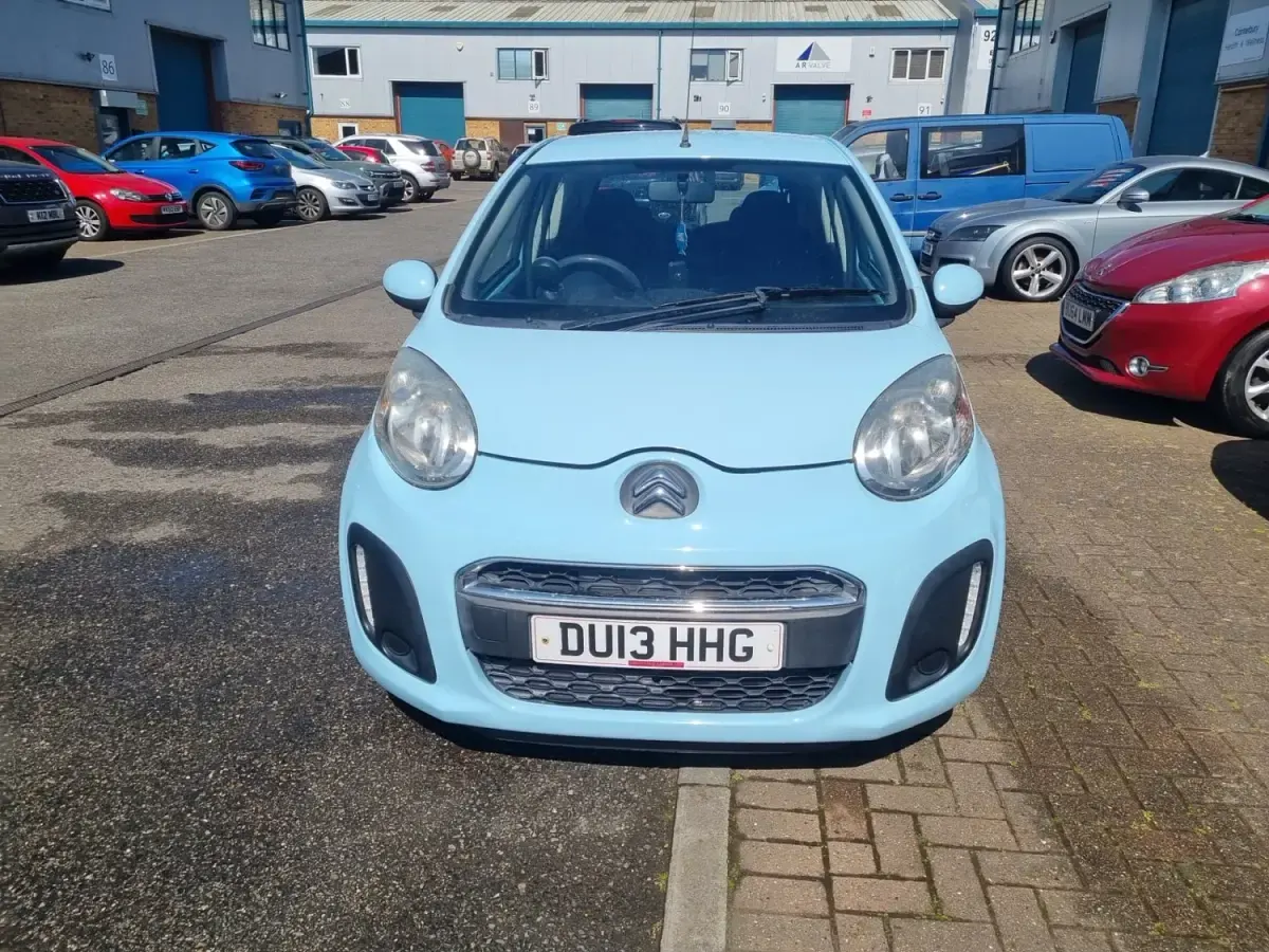 Usado Citroën C1 VTR Sport 68 HP (50 kW) 2013 Azul Citadino