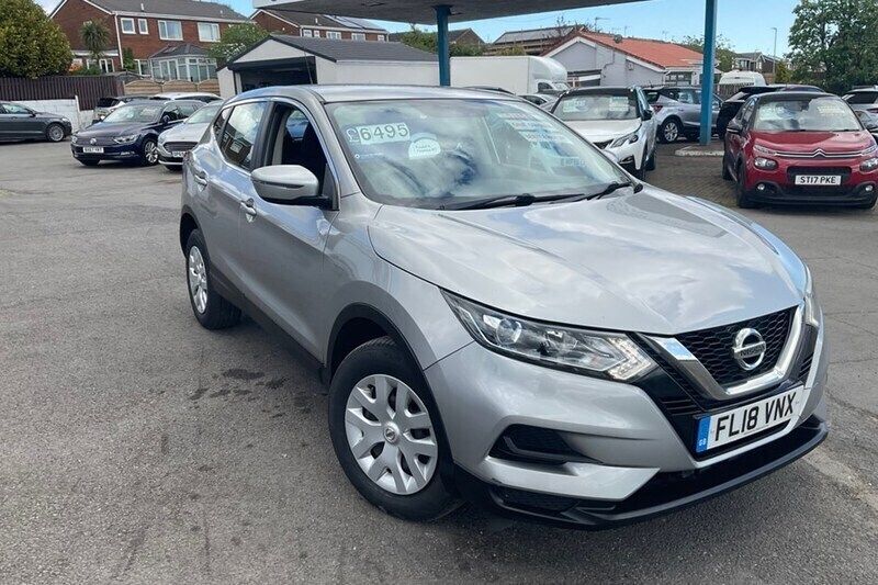 Silver Used 2018 Nissan Qashqai Visia SUV | £6,495 (Fair price) - Image 1/1