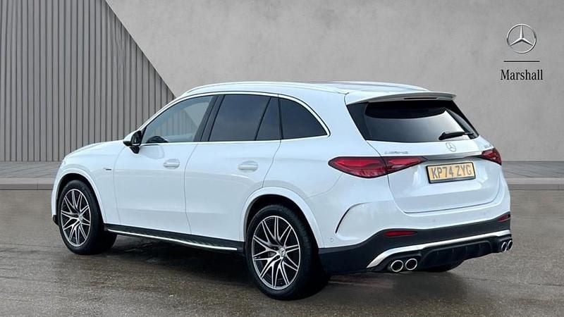 Used Mercedes GLC43 AMG Premium 421 HP (309 kW) 2024 Manufaktur opalite white bright Estate