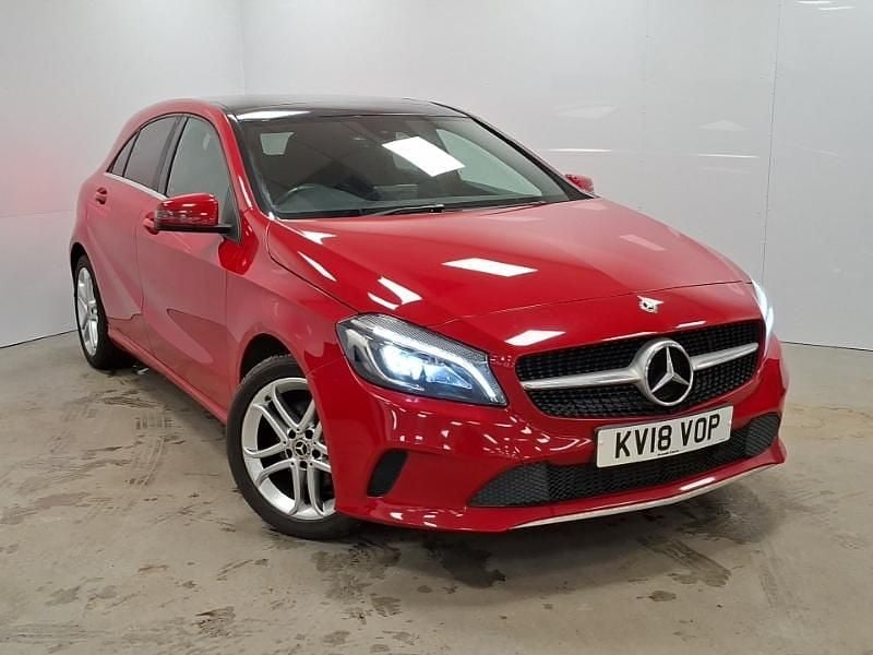 Red Used 2018 Mercedes A200 Sport Edition Hatchback | £11,998 (Good price) - Image 1/4