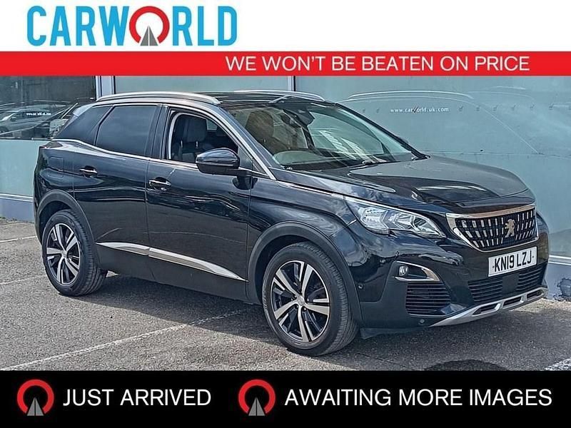 Black Used 2019 Peugeot 3008 Allure Hatchback | £10,990 (Good price) - Image 1/3