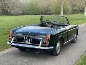 Used Fiat 1500 67 HP (49 kW) 1963 Black Cabriolet