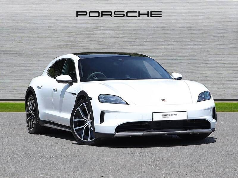 White Used 2024 Porsche Taycan 4S Cross Turismo Sedan | £89,750 - Image 1/4