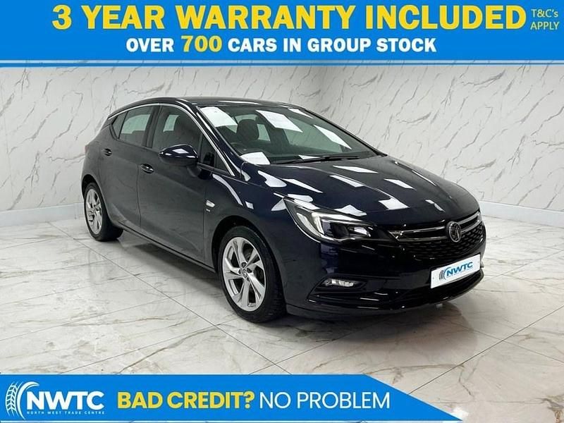 Used Vauxhall Astra SRi 136 HP (100 kW) 2019 Blue Hatchback