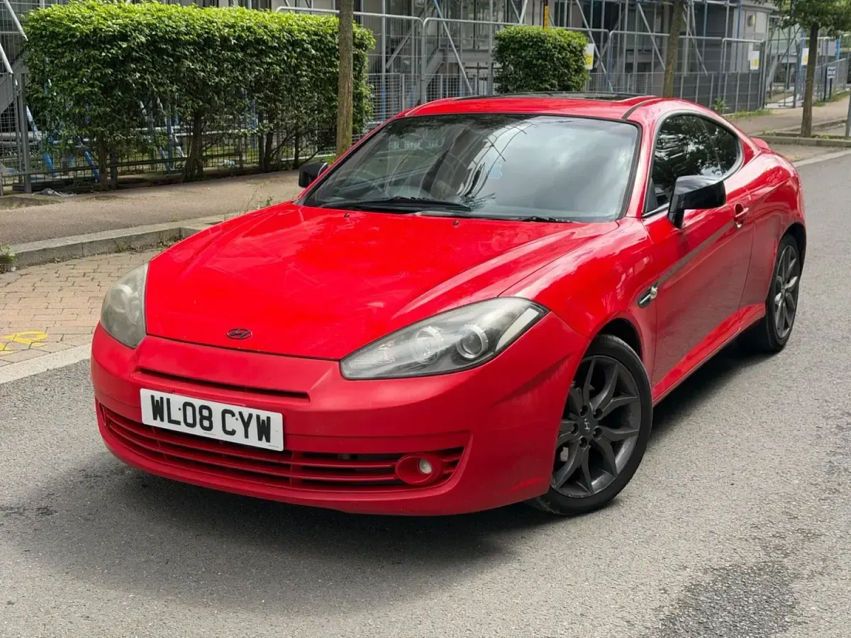 Usado Hyundai Coupé 2008 Rojo Coupe