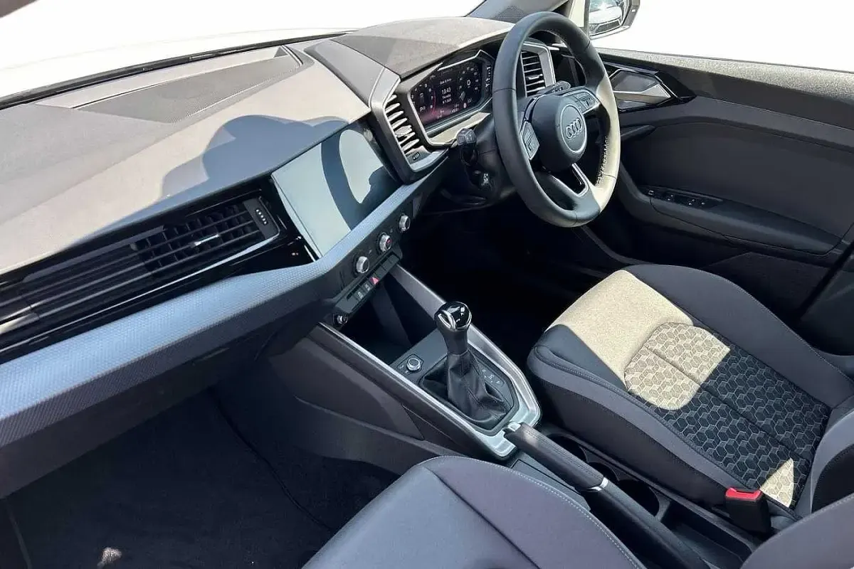 New Audi A1 Sport 2026 Shell white, solid SUV