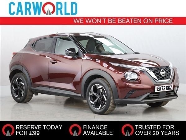 Red Used 2022 Nissan Juke N-Connecta SUV | £18,480 (Expensive) - Image 1/3