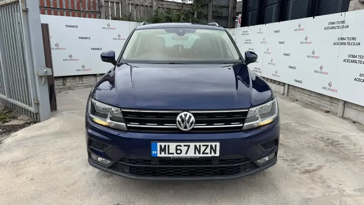 Second-hand VW Tiguan SE 150 CP (110 kW) 2017 Albastru SUV