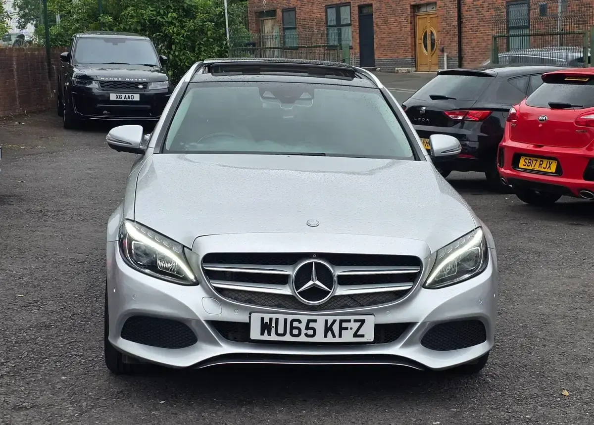 Used Mercedes C350e Premium Plus 2015 Silver Estate