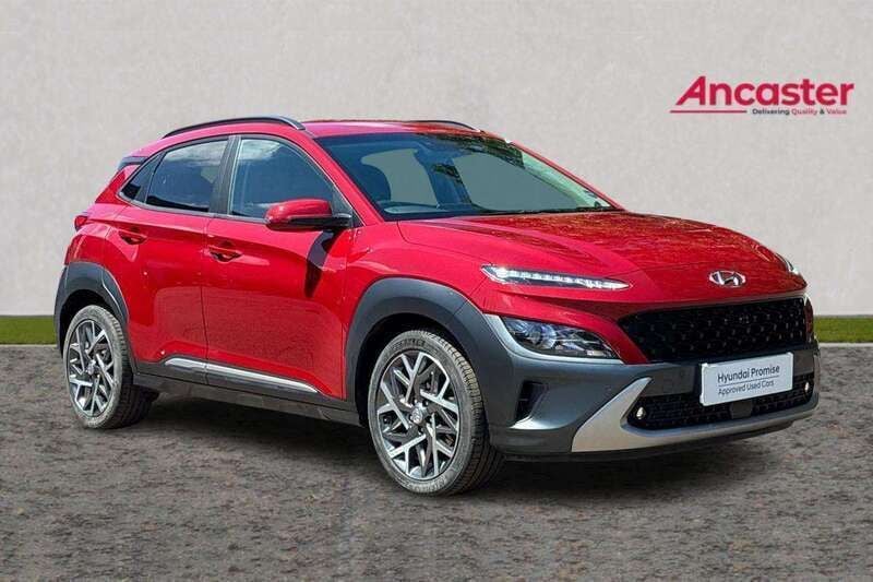 Red Used 2022 Hyundai Kona Premium SUV | £18,295 (Fair price) - Image 1/4